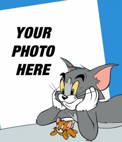 Your photo with Tom and Jerry with this photo effect