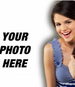 Photomontage with celebrities and popular