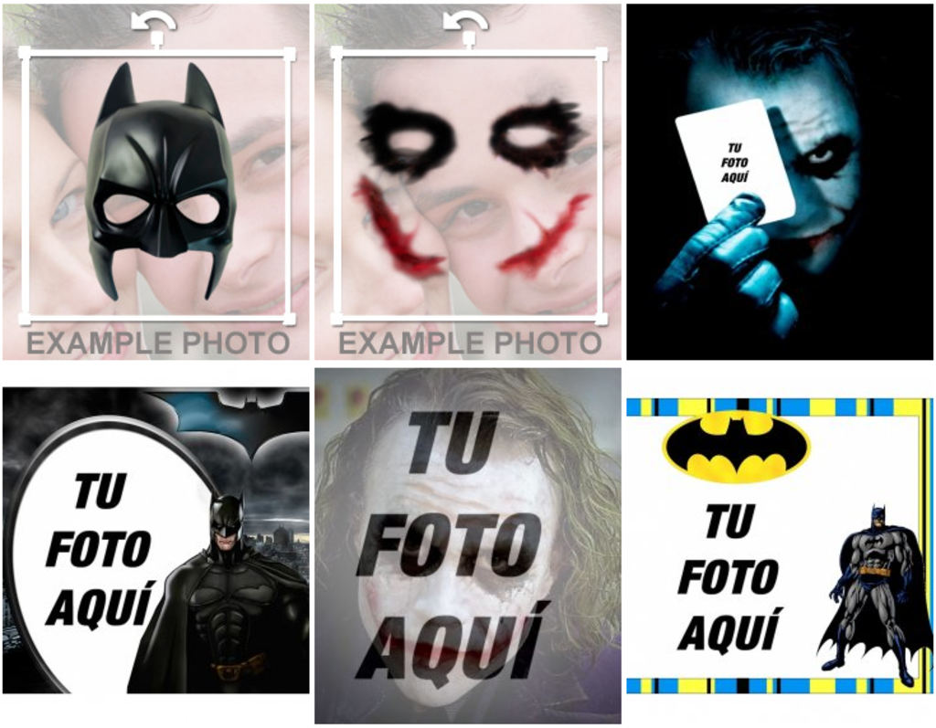 Fotomontajes de Batman y otros de sus personajes