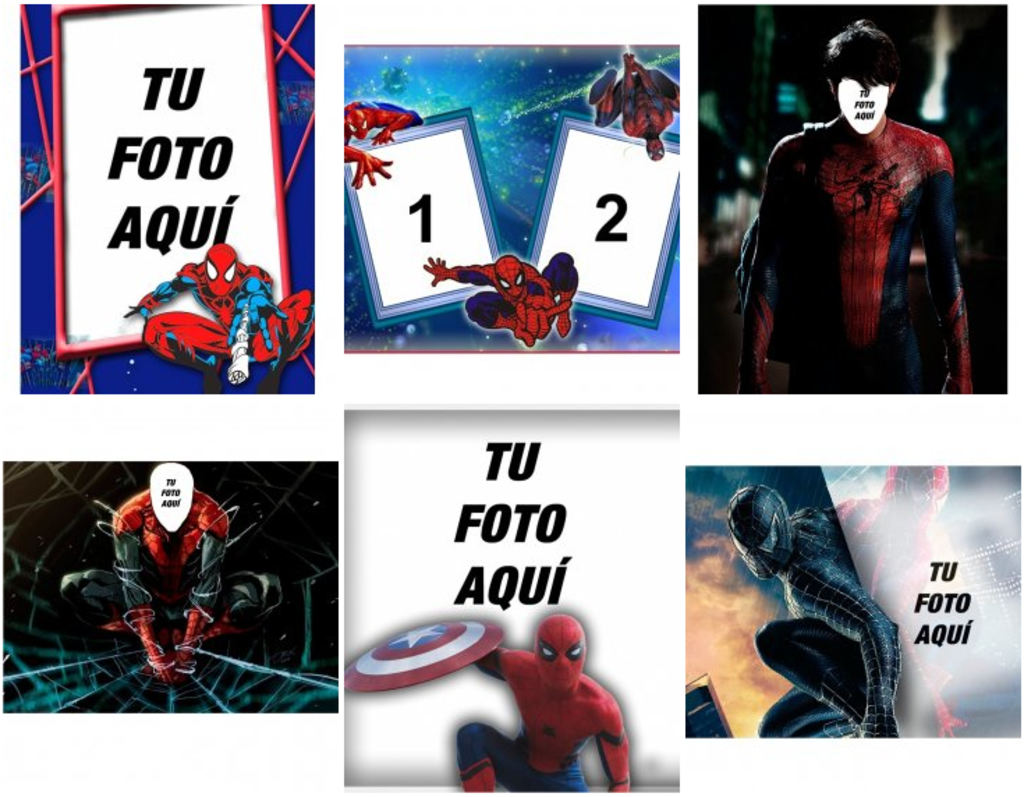 Fotomontajes online de Spiderman - Fotoefectos