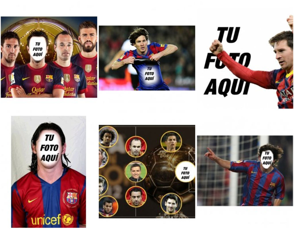 Fotomontajes para poner tu foto junto a Messi