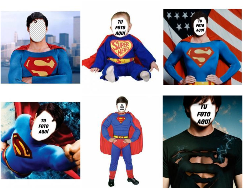 Fotomontajes de superman para hacer con tus fotos